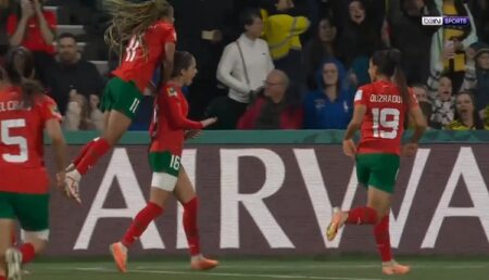 المنتخب المغربي للسيدات يتأهل لدور الـ 16 في كأس العالم بتحقيق إنجاز تاريخي .. التلفزيون الإسباني “تيليبورت” المنتخب المغربي للسيدات يتأهل لدور الـ 16 في كأس العالم بتحقيق إنجاز تاريخي .. التلفزيون الإسباني "تيليبورت"