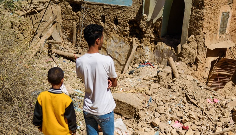الأطفال ضحايا زلزال الحوز