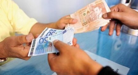 ارتفاع الدرهم مقابل الأورو (بنك المغرب)