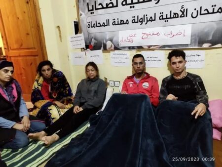 الراسبون في امتحان المحاماة في معركة جديدة للأمعاء الفارغة