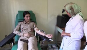 أكادير : عناصر القوات المساعدة تتبرع بالدم لصالح ضحايا زلزال الحوز