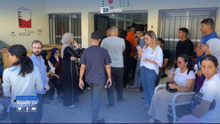 أكادير:لإنقاذ أرواح ضحايا زلزال الحوز.. اقبال كبير على مركز التبرع بالدم بإحشاش ( نداء للتبرع )