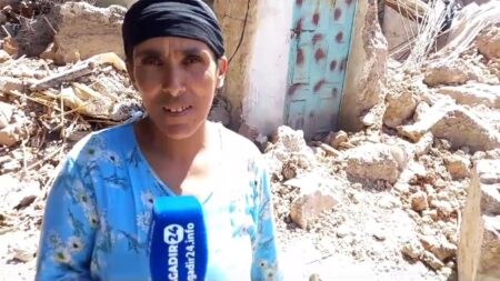 ناجية من زلزال الثامن من شتنبر بدوار إكر وفلا