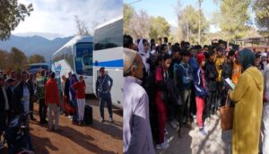 جهود مشتركة لنقل تلاميذ متضررين من الزلزال إلى مدارس داخلية في إقليم الحوز بالمغرب