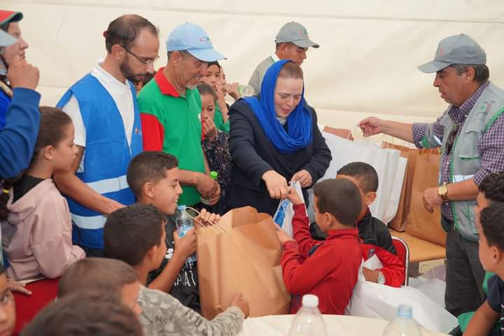 وزيرة التضامن في زيارة خاصة لإقليم الحوز 1