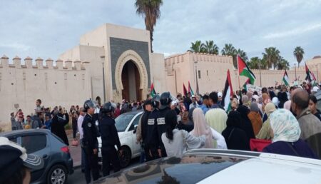 أكادير : الجبهة المغربية تشيد بنجاح وقفتها التضامنية مع فلسطين، وتندد بالقمع الممارس ضد المحتجين أكادير : الجبهة المغربية تشيد بنجاح وقفتها التضامنية مع فلسطين، وتندد بالقمع الممارس ضد المحتجين