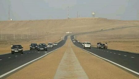الكشف عن نسبة تقدم أشغال الطريق السريع تيزنيت-العيون