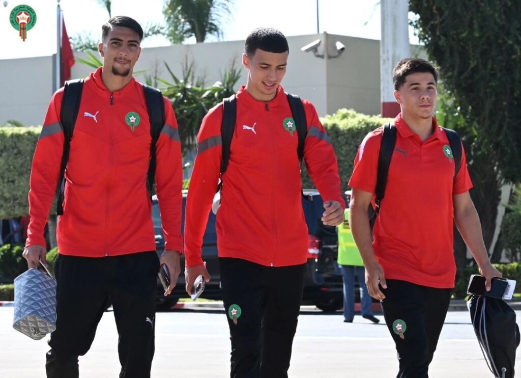 وصول بعثة المنتخب المغربي إلى أكادير