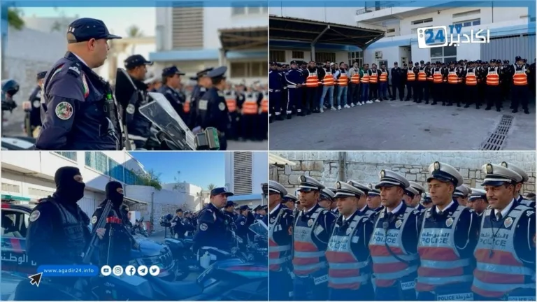 أكادير .. ترتيبات و يقظة أمنية مشددة تسبق الإحتفال برأس السنة الميلادية الجديدة