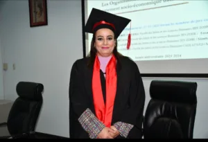 خديجة عنان قائد أمن بالهيئة الحضرية بأكادير تنال شهادة الدكتوراه بميزة مشرف جدا