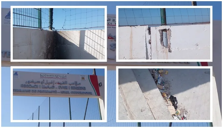 تخريب ملاعب القرب بإغيل أوضرضور يثير استياء المواطنين، وسط مطالب بتوفير الحراسة للسهر على هذه المرافق