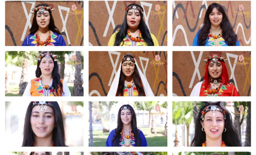 اختيار ملكة جمال الأمازيغ 2974 باحتفالية مدينة أكادير برأس السنة الأمازيغية 2974 يض يناير jpeg