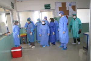 الممرضون والتقنيون في الصحة بالمغرب يضربون و يحتجون.