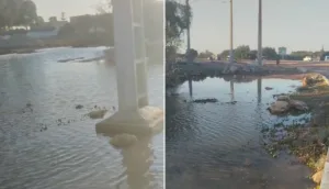 ضياع كميات كبيرة من المياه ضواحي أكادير في عز الجفاف و الانقطاعات المتكررة عن منازل المواطنين.