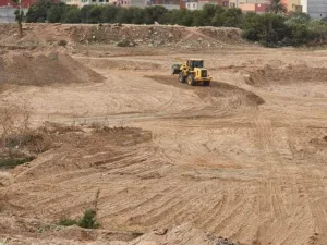 تقدم أشغال بناء المنشأة الفنية على مستوى وادي سوس بين إنزكان وأيت ملول