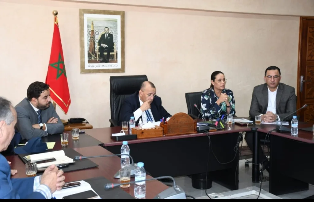 مناقشة العرض الصحي بعمالة إنزكان أيت ملول، محور إجتماع موسع بمق. العمالة.