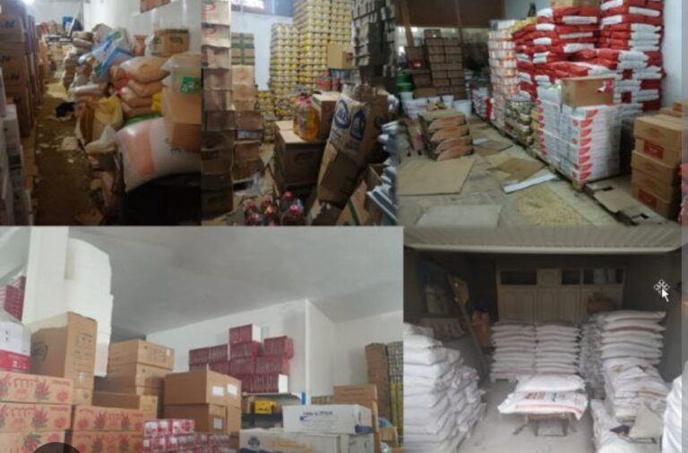 حجز الأطنان من المواد الغذائية المدعمة بمدينة أولاد تايمة