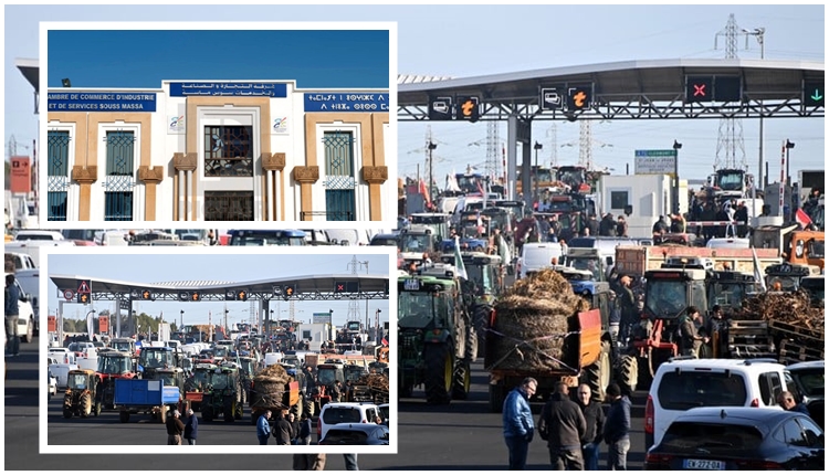 الاضطرابات في عمليات عبور البضائع بين المغرب والاتحاد الأوروبي :غرفة التجارة بسوس ماسة تدق ناقوس الخطر وتدعو إلى حل عاجل