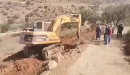 سوس ماسة : انطلاق أشغال بناء مسلكين طرقيين بجماعة أيت مزال