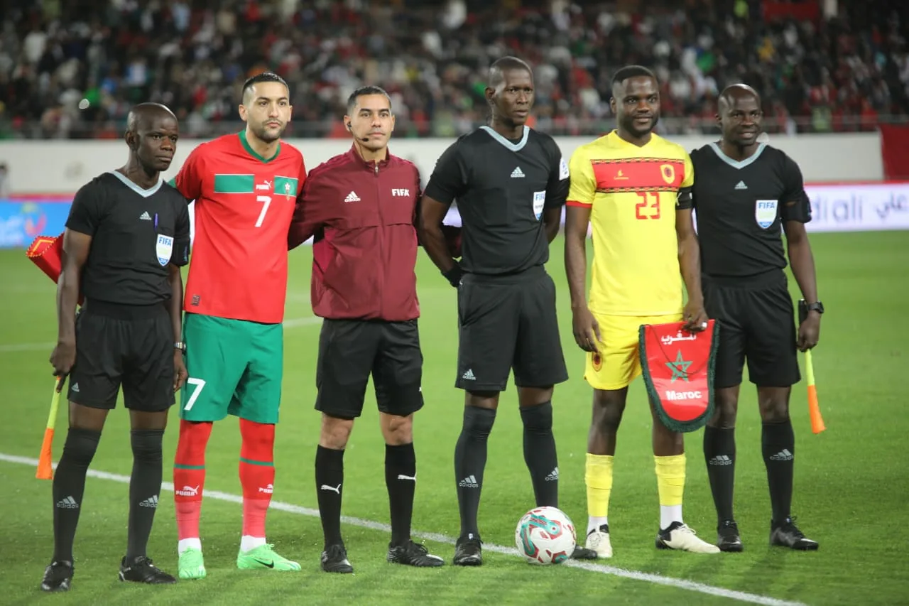 Lequipe nationale marocaine face a lAngola au stade Adrar Agadir 3 jpeg