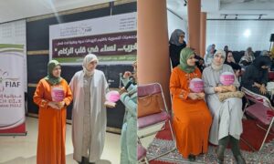 مديرة المحطة الطرقية لأكادير تحظى بتكريم خاص بتارودانت نظير مساهمتها النوعية في القوافل التضامنية مع ضحايا الزلزال .