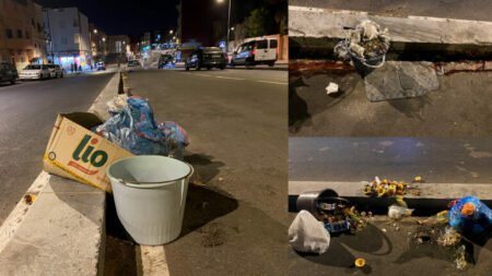 أكادير : تحويل مسار الحافلات عالية الجودة إلى مطرح للنفايات يثير غضب نشطاء ومتابعين. أكادير : تحويل مسار الحافلات عالية الجودة إلى مطرح للنفايات يثير غضب نشطاء ومتابعين.