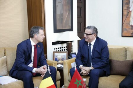 رئيس الحكومة يجري مباحثات ثنائية مع الوزير الأول لمملكة بلجيكا. رئيس الحكومة يجري مباحثات ثنائية مع الوزير الأول لمملكة بلجيكا.
