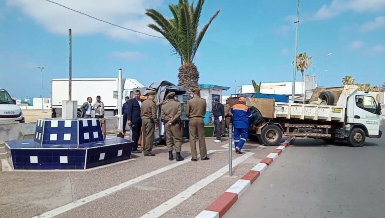 انطلاق حملة تحرير الملك العمومي بمدينة سيدي إفني