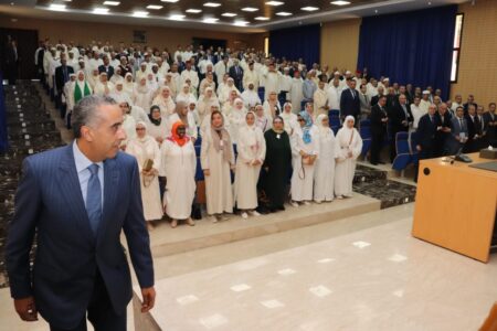 حموشي يشرف على حفل توديع الحجاج منتسبي أسرة الأمن الوطني ومراقبة التراب الوطني القاصدين الديار المقدسة.
