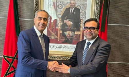 حموشي، يستقبل يومه الأربعاء فاتح ماي الجاري بمكتبه بالرباط، سفير جمهورية باكستان الإسلامية لدى المملكة المغربية. حموشي، يستقبل يومه الأربعاء فاتح ماي الجاري بمكتبه بالرباط، سفير جمهورية باكستان الإسلامية لدى المملكة المغربية.