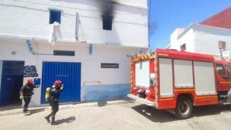 سيدي إفني : استنفار كبير إثر اضرام مختل عقلي النيران في غرفة أحد الفنادق