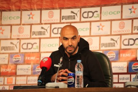 الركراكي: اشتغلت على الجانب الهجومي من أجل فعالية أكبر أمام المنتخب الزامبي.