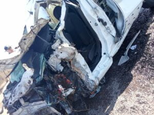بالصور: وفاة سائق خلال حادث إصطدام قوي بين سيارتين، إحداهما طاكسي، ضواحي أكادير. 1 IMG 20240616 WA0167