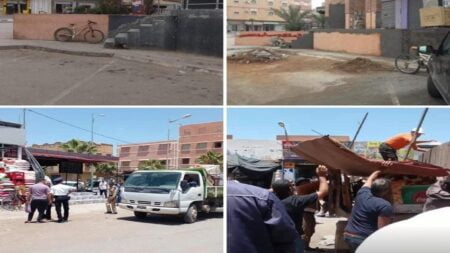 الإخراج السئ ل: "مسرحية" حملات تحرير الملك العمومي ببيوكرى.