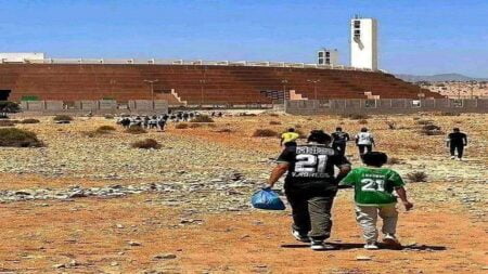 أكادير : وضعية محيط ملعب أدرار تثير غضب نشطاء مواقع التواصل الاجتماعي