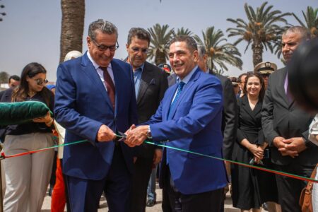 أكادير تتعزز بمرافق وتجهيزات حضرية يدشنها الوالي أمزازي رفقة أخنوش و أشنكلي.