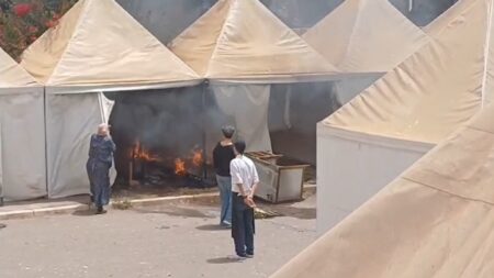 أكادير: اندلاع نيران في خيمة قرب السوق البلدي، يخلف خسائر فادحة.