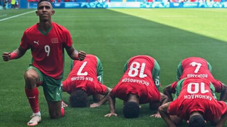 موعد مباراة منتخب المغرب والعراق برسم منافسات كرة القدم لأولمبياد باريس 2024.