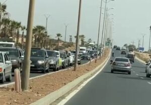 الطريق الرابطة بين أكادير وتغازوت تتحول إلى كابوس مزعج