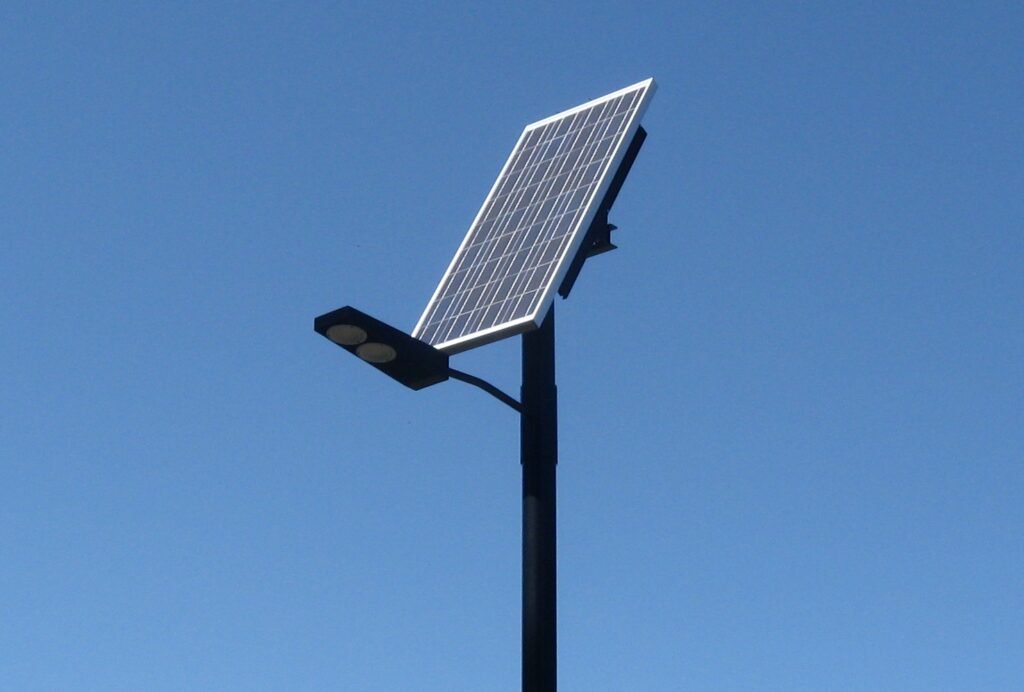 Solar power for streetlights