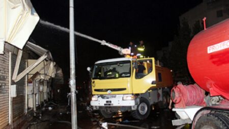 حريق يلتهم وحدة صناعية لصناعة المناديل الورقية ببرشيد..التفاصيل