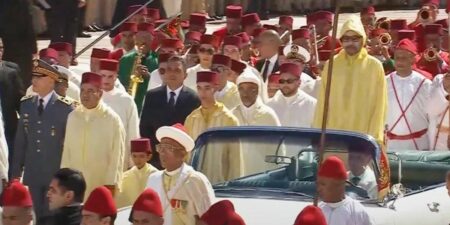 جلالة الملك محمد السادس يترأس حفل الولاء بتطوان احتفالاً بالذكرى الخامسة والعشرين لاعتلائه العرش