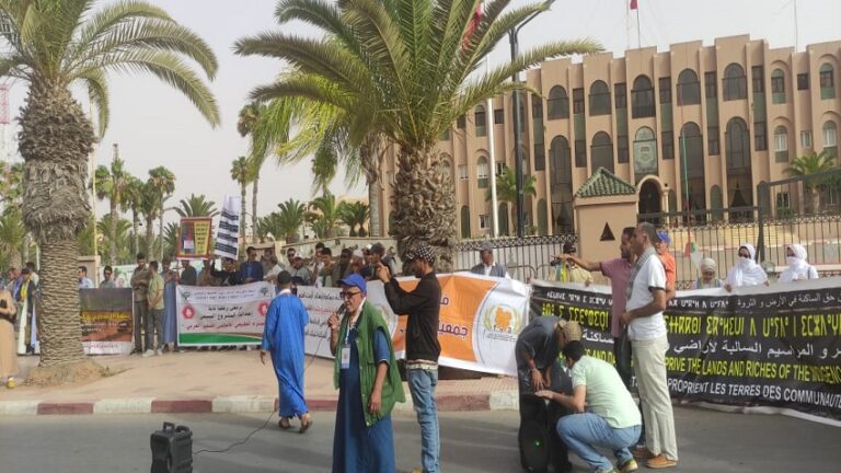 رافضو “منتزه الأطلس” ينقلون احتجاجاتهم إلى تزنيت.