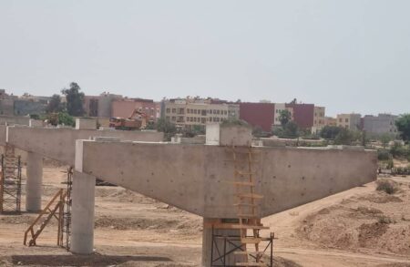 إنزكان: أشغال قنطرة النخيل تواصل تقدمها، وهذه تفاصيل المشروع