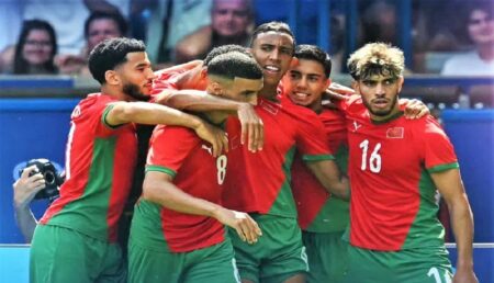 تشكيلة المنتخب المغربي الأولمبي المتوقعة لمواجهة نظيره المصري، في مباراة تحديد الفائز بالميدالية البرونزية، في إطار أولمبياد “باريس 2024”.