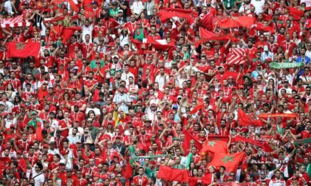 أكادير : أجواء حماسية و إجراءات أمنية مكثفة تطبع مجريات مباراة المنتخب الوطني على أرضية ملعب أدرار.