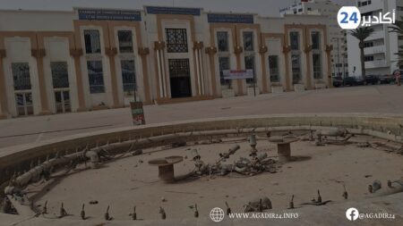 وضعية نافورة قرب غرفة تجمع رجال أعمال أكادير تثير استياء غيورين على المدينة