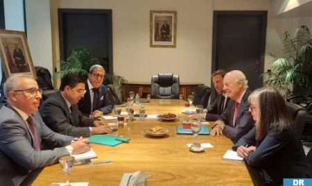 ناصر بوريطة يجري مباحثات بنيويورك مع المبعوث الأممي دي ميستورا حول الصحراء المغربية ناصر بوريطة يجري مباحثات بنيويورك مع المبعوث الأممي دي ميستورا حول الصحراء المغربية