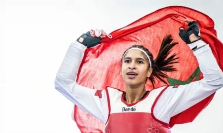 ابنة سوس أمينة الدحاوي، تفوز بميدالية ذهبية في بطولة العالم للتايكواندو