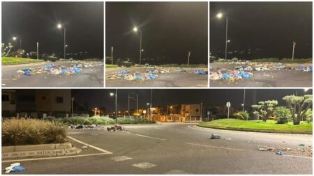 أكادير: انقلاب عربة مجرورة يحول مدارة طرقية إلى مرتع للأزبال، وسط أجواء تخنق أنفاس السائقين